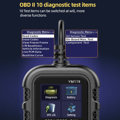 Car Engine Fault Error Code Detection Battery Detector - Code Readers & Scan Tools by buy2fix | Online Shopping UK | buy2fix