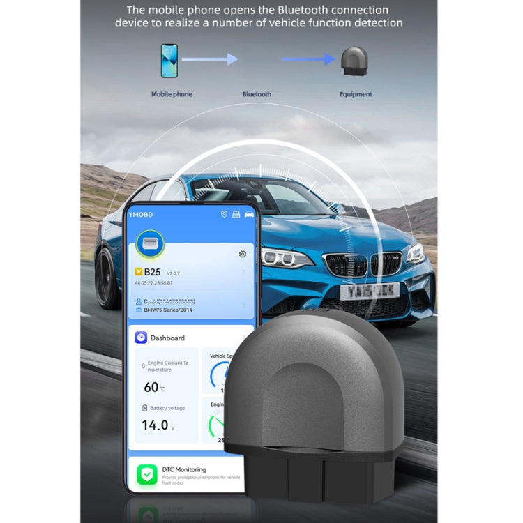 Car Fault Detector OBD Bluetooth Multi-Function Detection - Code Readers & Scan Tools by buy2fix | Online Shopping UK | buy2fix
