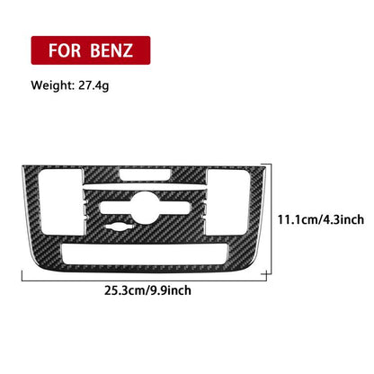 For Mercedes-Benz G-Class W463 2pcs /Set Multimedia Panel Decorative Sticker(Red) - Car Interior Mouldings by buy2fix | Online Shopping UK | buy2fix