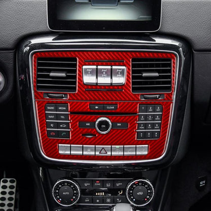 For Mercedes-Benz G-Class W463 2pcs /Set Multimedia Panel Decorative Sticker(Black) - Car Interior Mouldings by buy2fix | Online Shopping UK | buy2fix