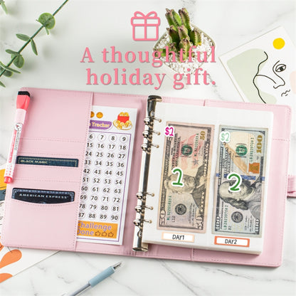25sheets /Set A5 6 Holes Save Money Challenge Envelopes Replacement Inner Page, Spec: Set 1 - Notebooks by buy2fix | Online Shopping UK | buy2fix