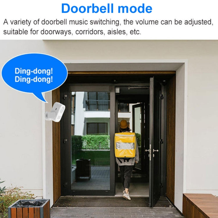 N911P Intelligent Infrared Sensor Recordable Doorbell Welcome Voice Prompt Loudspeaker by buy2fix