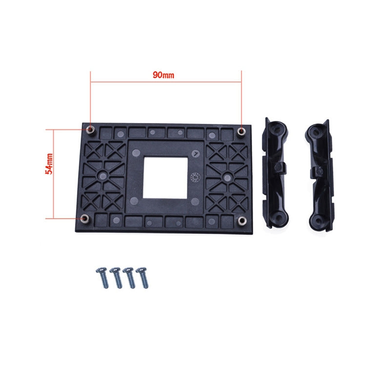 AM4 CPU Radiator Rack Support AMD Computer Motherboard Base(Black) by buy2fix