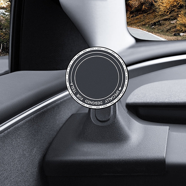 For 2024 Tesla Model 3 Left-hand Drive Air Outlet Magnetic Car Phone Holder(Dashboard Base) by buy2fix