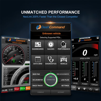 Nexas Bluetooth 5.0 OBD2 Diagnostic Scanner For IOS/Android by NEXAS