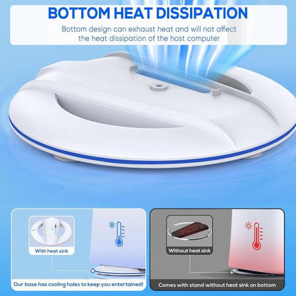 For Sony PS5 Slim IPEGA Universal Game Console Vertical Cooling Base Holder, Color: Colorful White - Holder by ipega | Online Shopping UK | buy2fix