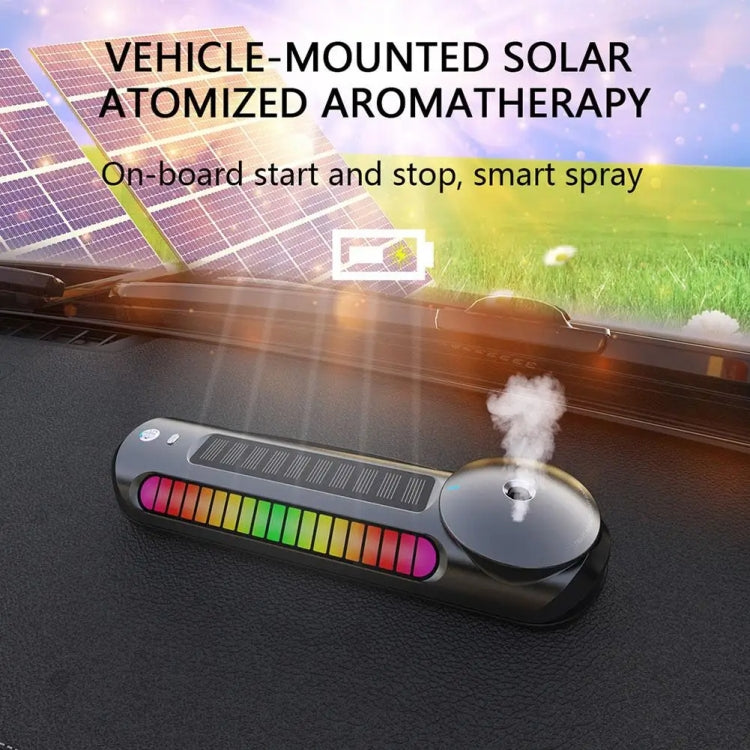 Solar Car Smart Spray Aromatherapy Machine Parking Sign(Gray) by buy2fix