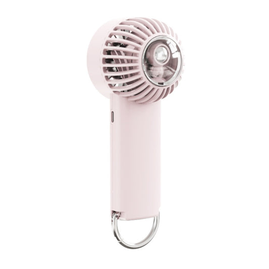 Outdoor Handheld Ice Air Conditioning Fan Astronaut Night Light Semiconductor Cooling Fan(Pink) by buy2fix
