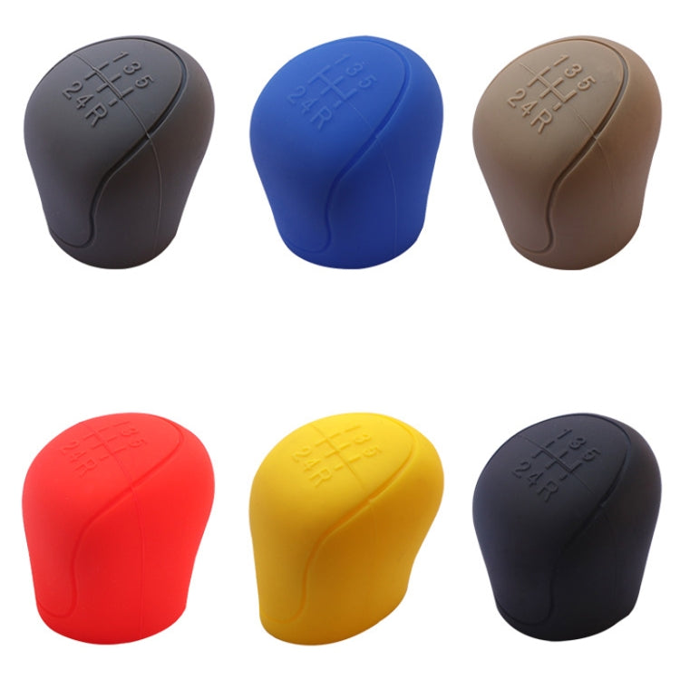 Automotive Silicone Manual Automatic Shift Lever Protective Cover, Size: Gear Shift Red by buy2fix
