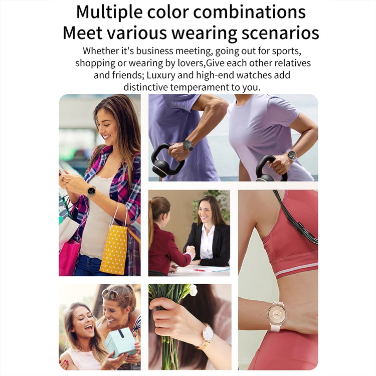 V60 1.39 Inch Health Monitoring Multifunctional Waterproof Bluetooth Call Smart Watch, Color: Rose Red by buy2fix