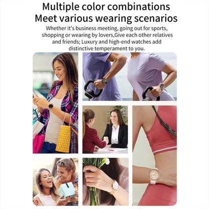 V60 1.39 Inch Health Monitoring Multifunctional Waterproof Bluetooth Call Smart Watch, Color: Rose Red by buy2fix