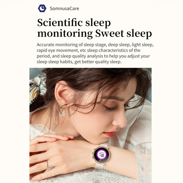 V60 1.39 Inch Health Monitoring Multifunctional Waterproof Bluetooth Call Smart Watch, Color: Silver Steel by buy2fix