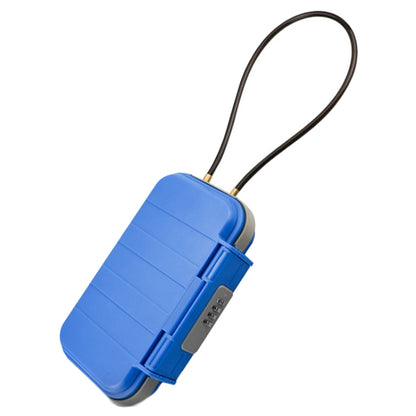 Outdoor Waterproof Beach Password Box Swimming Pool Cell Phone Keys Safe Deposit Box(Blue) by buy2fix
