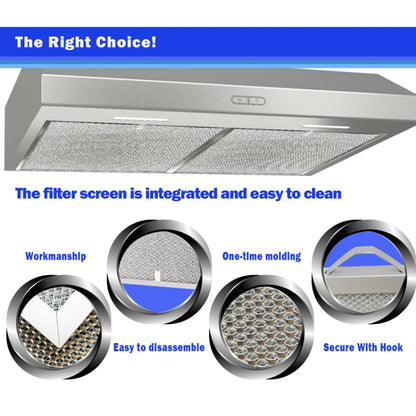 For Broan Nutone S99010430-002 Range Hood Filter Replacement Part 400 x 352 x 9mm - Range Hood Parts by buy2fix | Online Shopping UK | buy2fix