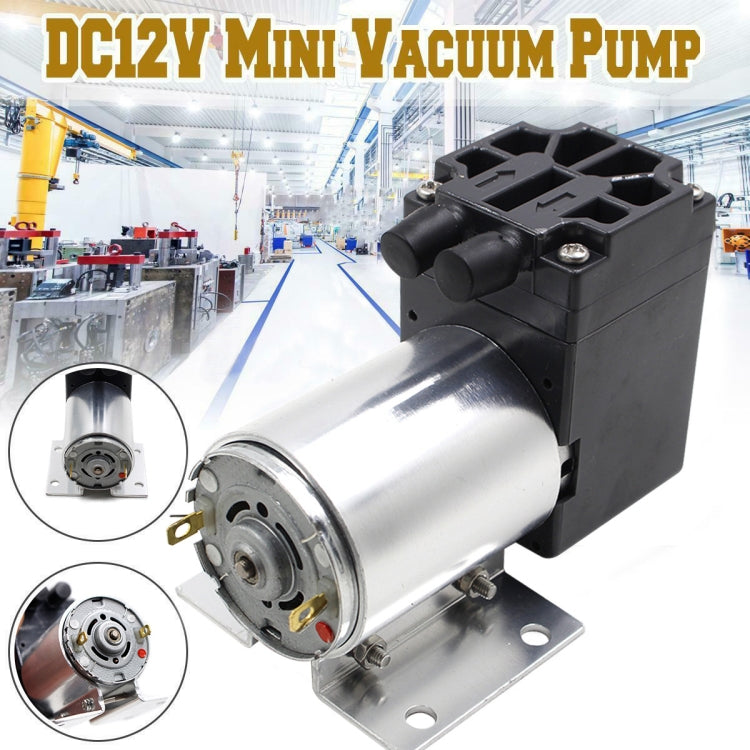 12V 5L/Min 65-120kpa Negative Pressure Vacuum Pump With Stand(Z512-604-3000N) - Others by buy2fix | Online Shopping UK | buy2fix