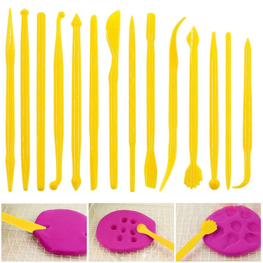 42 In 1 Clay Tools Kit Ceramics DIY Clay Sculpting Tools for Pottery Craft, Baking, Carving - Burin &Cutting Knife by buy2fix | Online Shopping UK | buy2fix