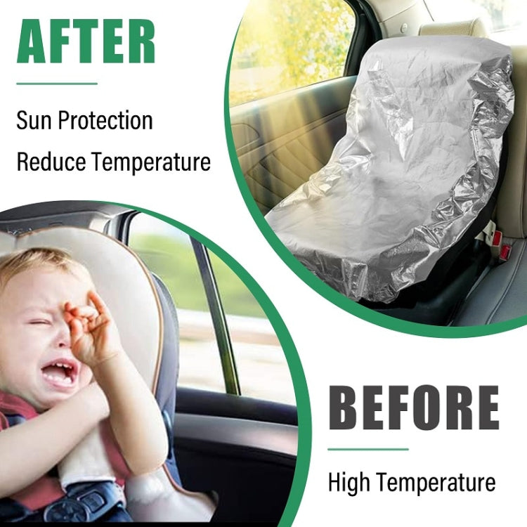 50x90cm Universal Baby Safety Seat Sunshade Dustproof Cover(Silver) by buy2fix