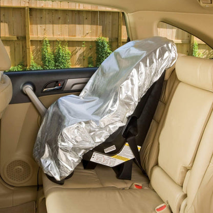 50x90cm Universal Baby Safety Seat Sunshade Dustproof Cover(Silver) by buy2fix
