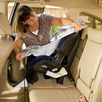 50x90cm Universal Baby Safety Seat Sunshade Dustproof Cover(Silver) by buy2fix