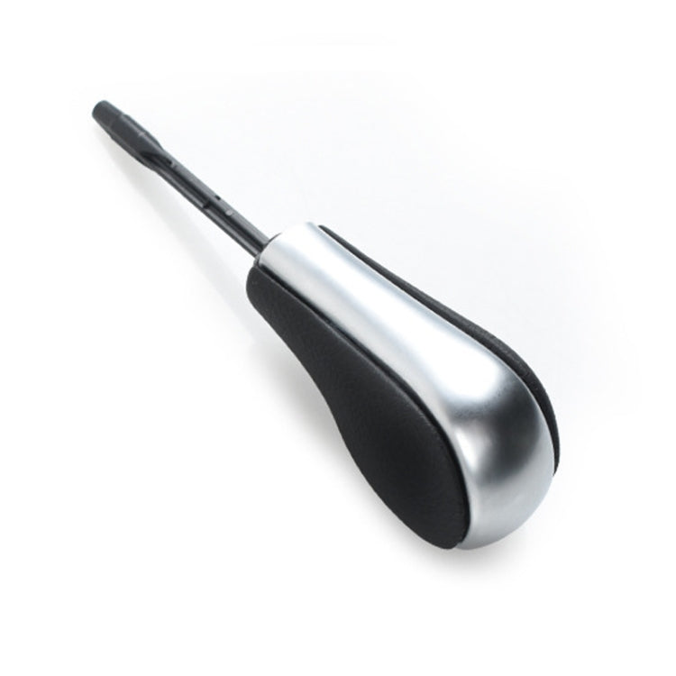 For BMW E Chassis Gear Lever Head, Universal For Left And Right Driving, Style: 3/5/7 Series X3 Z3 X6 Round Head Silver by buy2fix