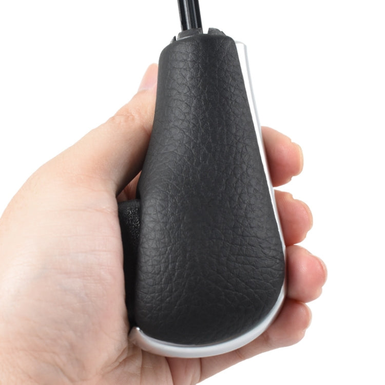 For BMW E Chassis Gear Lever Head, Universal For Left And Right Driving, Style: X1 1/3 Series Z4 Flat Head Silver by buy2fix