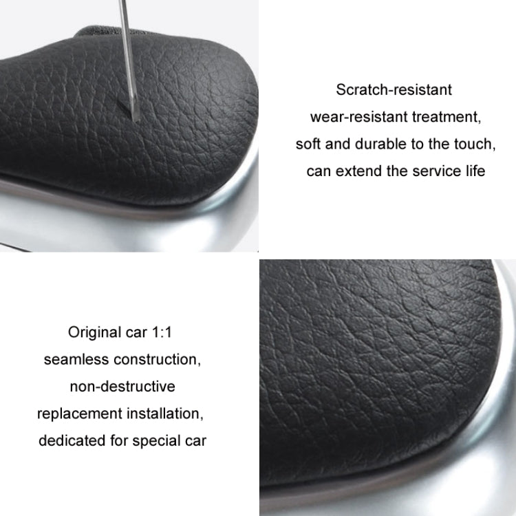 For BMW E Chassis Gear Lever Head, Universal For Left And Right Driving, Style: X1 1/3 Series Z4 Flat Head Silver by buy2fix