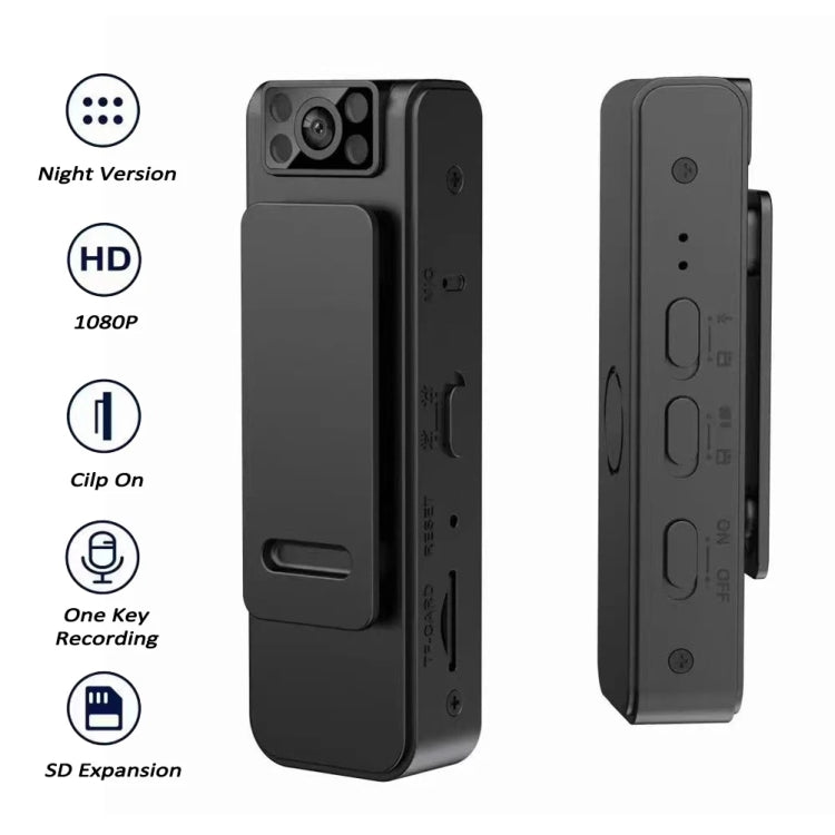 L8 Wifi Version With 32G Memory Card 1080P Video Recorder 130 Degree Wide Angle Lens Camera With Back Clip Infrared Night Vision by buy2fix