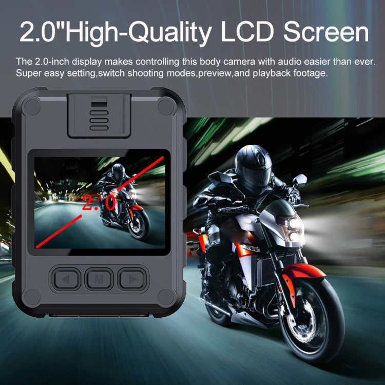 L9 2K WIFI Version 2.0 Inch IPS Screen Video Recorder With Back Clip IP65 Waterproof Mini Camcorders by buy2fix