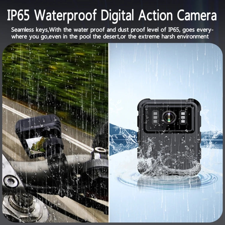 L9 1080P 2.0 Inch IPS Screen Video Recorder With Back Clip IP65 Waterproof Mini Camcorders by buy2fix