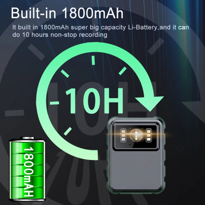 L9 2K WIFI Version 2.0 Inch IPS Screen Video Recorder With Back Clip IP65 Waterproof Mini Camcorders by buy2fix