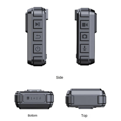 L9 1080P 2.0 Inch IPS Screen Video Recorder With Back Clip IP65 Waterproof Mini Camcorders by buy2fix