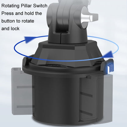 Universal Long Tube 3 Joints Adjustable Car Water Cup Position Cell Phone Holder(S0666A Silver) by buy2fix