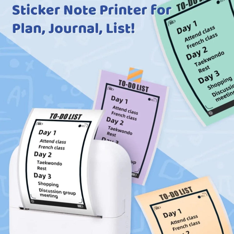 Phomemo M02X Inkless Pocket Printer Bluetooth Thermal Portable Sticker Maker Machine(White) - Photo Printers by Huawei | Online Shopping UK | buy2fix