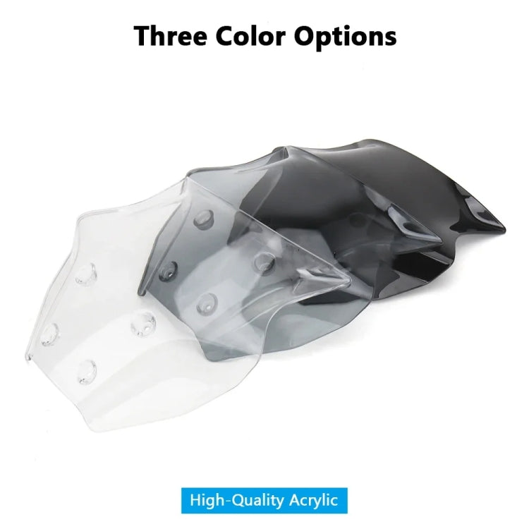 For Yamaha MT-09 SP 2024- Front Windshield(Black) - Ornamental Parts by buy2fix | Online Shopping UK | buy2fix