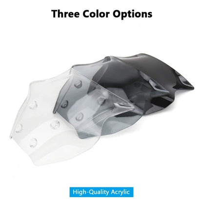 For Yamaha MT-09 SP 2024- Front Windshield(Black) - Ornamental Parts by buy2fix | Online Shopping UK | buy2fix
