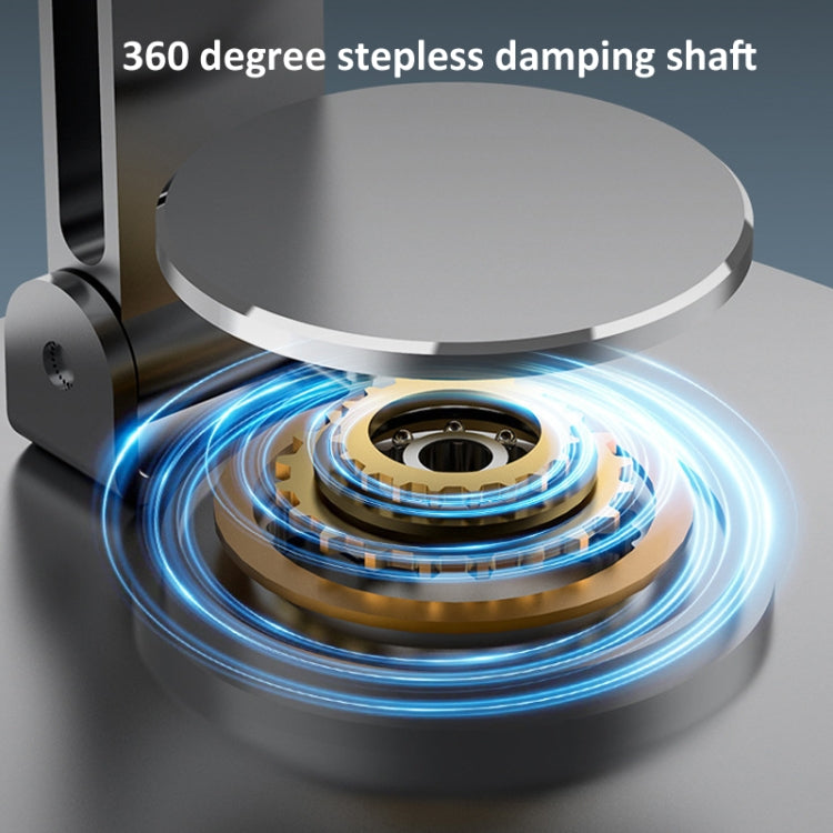 All-metal 360-degree Rotating Mobile Phone Holder Foldable Desktop Tablet Stand(Purple) - Desktop Holder by buy2fix | Online Shopping UK | buy2fix