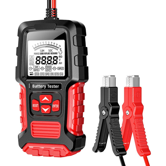 FOXSUR Automobile Motorcycle Battery Voltage Capacity Tester