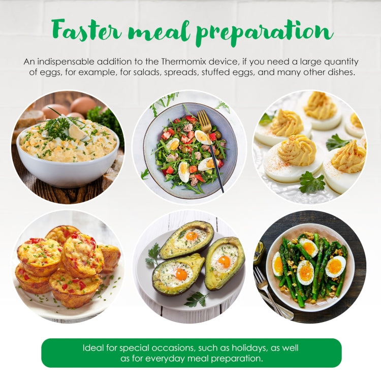 10-in-1 Egg Cooker For Thermomix TM5 TM6 TM31  Multifunction Pot Steamer Tray - Food Disposer Parts by buy2fix | Online Shopping UK | buy2fix