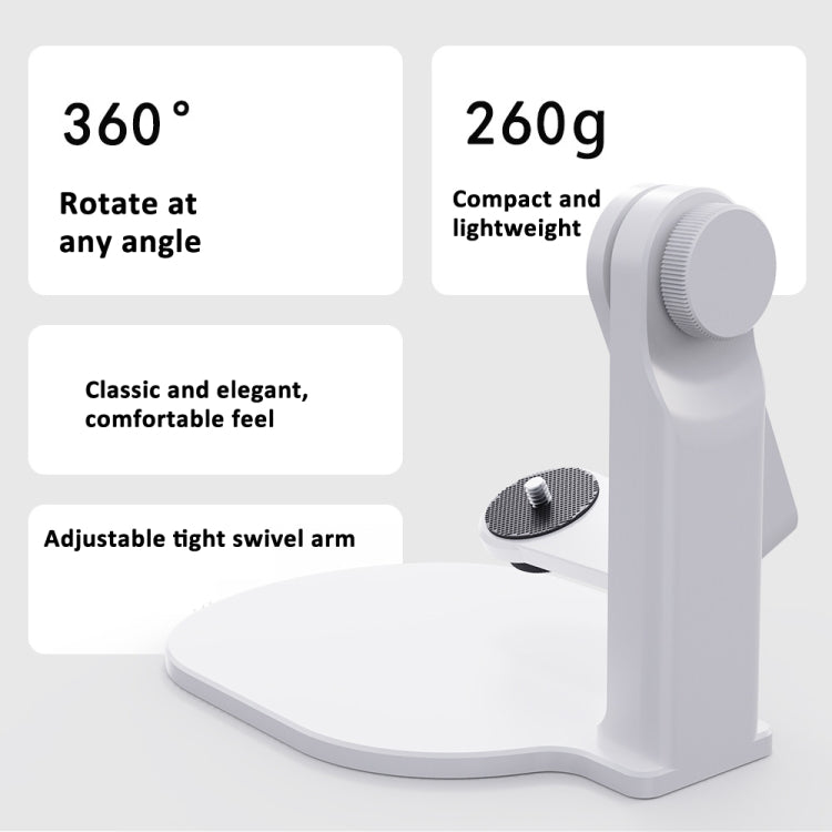 Projector 360 Degree Rotating Bracket Projection Flip Stand(White) - Accessories & Parts by buy2fix | Online Shopping UK | buy2fix