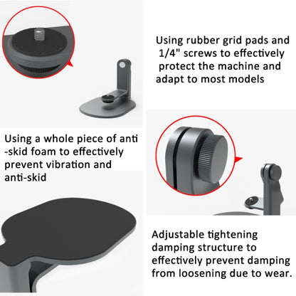 Projector 360 Degree Rotating Bracket Projection Flip Stand(White) - Accessories & Parts by buy2fix | Online Shopping UK | buy2fix