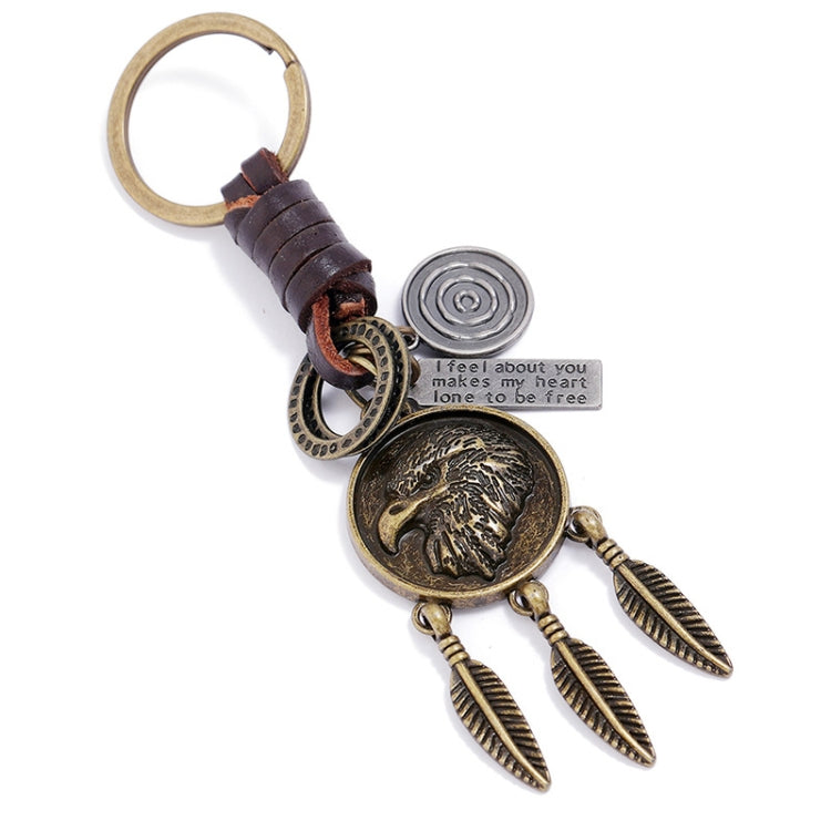 Eagle Retro Personality Pendant Simple Car Keychain Accessories by buy2fix