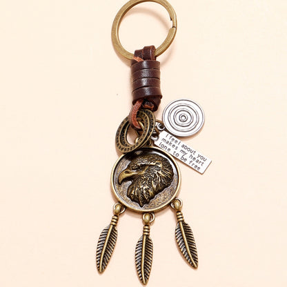 Eagle Retro Personality Pendant Simple Car Keychain Accessories by buy2fix