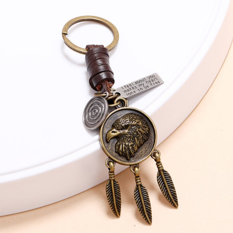 Eagle Retro Personality Pendant Simple Car Keychain Accessories by buy2fix