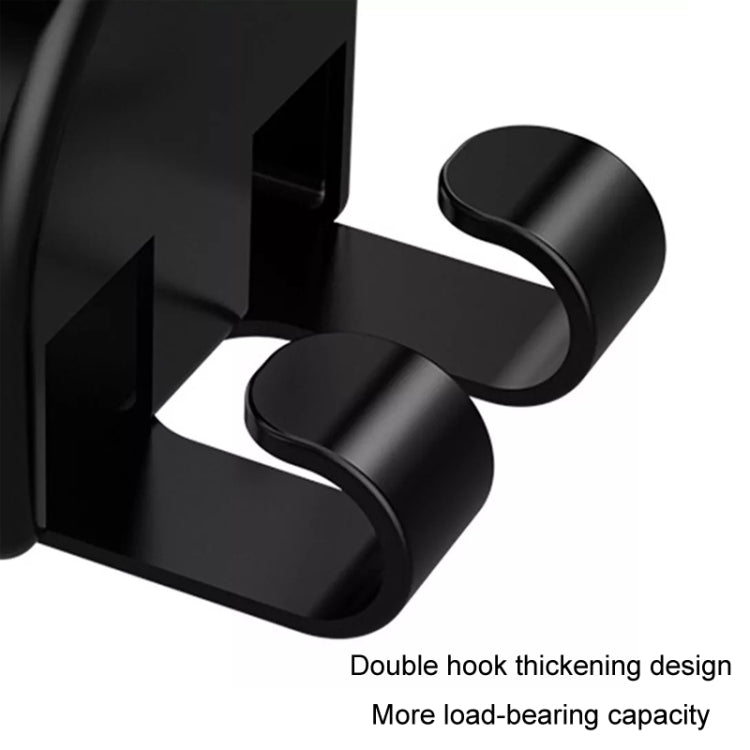 2pcs Car Multifunctional Cup Holder Storage Hook Mobile Phone Holder(Black) by buy2fix