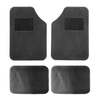4pcs/Set Car PVC Anti-slip Waterproof Durable Floor Mats(Square) by buy2fix