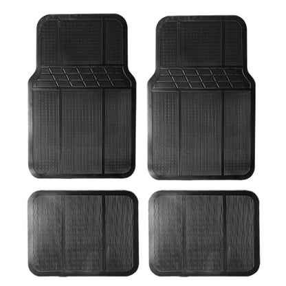 4pcs/Set Car PVC Anti-slip Waterproof Durable Floor Mats(Stripes) by buy2fix