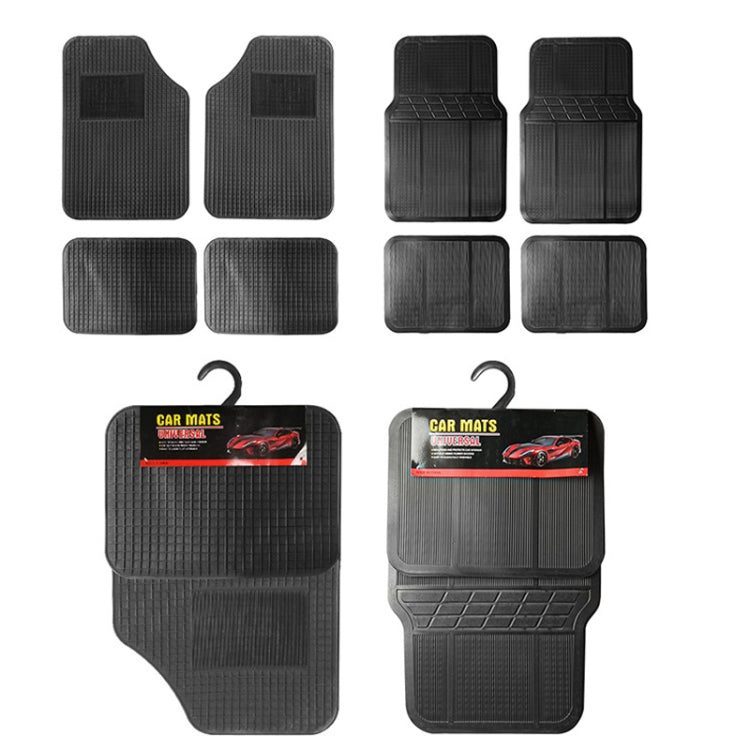 4pcs/Set Car PVC Anti-slip Waterproof Durable Floor Mats(Stripes) by buy2fix