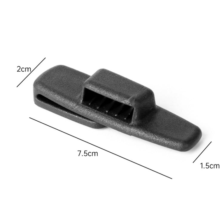 1pair Car Seat Belt Adhesive Buckle Fastener Adjustment Limiter by buy2fix