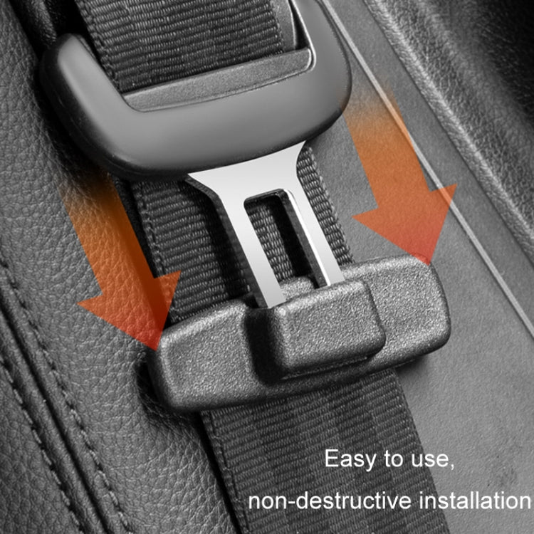 1pair Car Seat Belt Adhesive Buckle Fastener Adjustment Limiter by buy2fix