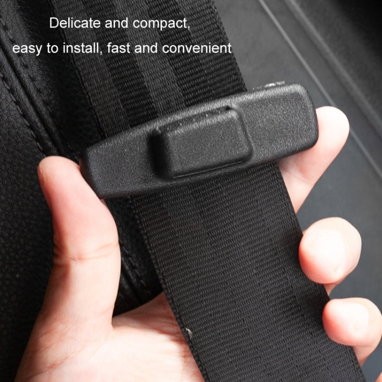 1pair Car Seat Belt Adhesive Buckle Fastener Adjustment Limiter by buy2fix
